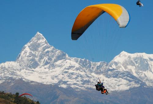 Paragliding in Pokhara